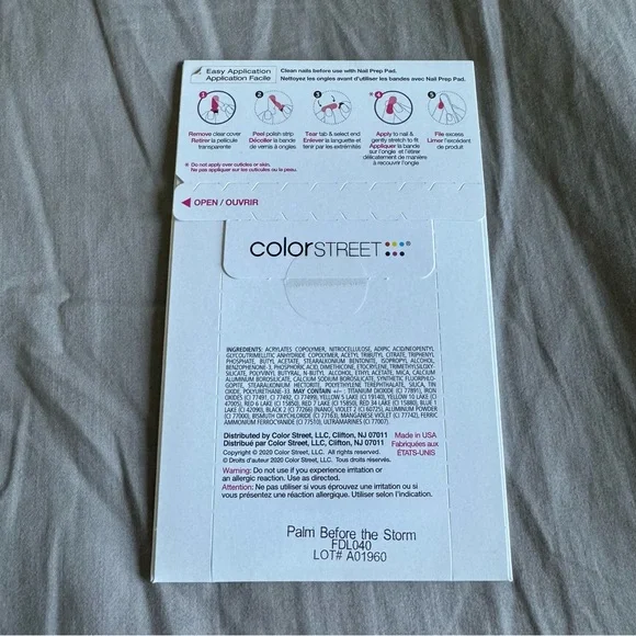 *Retired* Color Street: Palm Before the Storm | Tropical Summer Beach Palm Tree - Picture 3 of 12